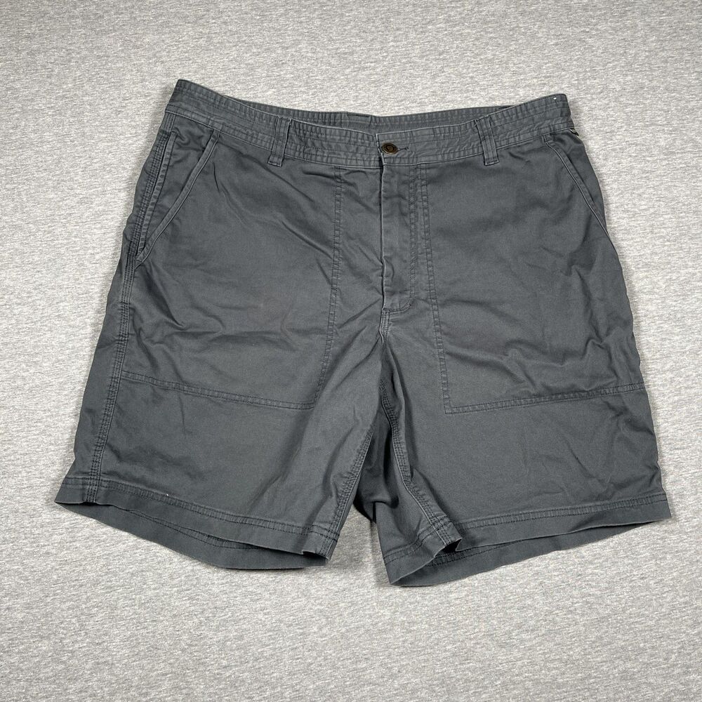Howler Bros Chino Shorts Mens 38 Gray Cotton Spandex Pockets 9in Casual